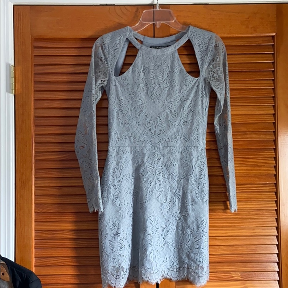 For Love And Lemons Light Blue Lace Dress - Picture 4 of 8
